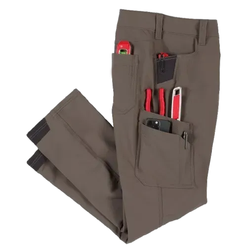 New Men's 8-PACK FREEFLEX Tech Work Pants with 7 Pockets