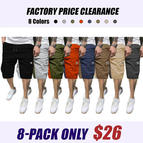Men's lightweight summer cargo shorts
