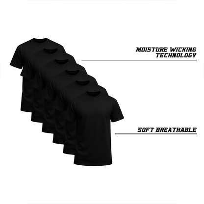 Men's Black Crew Neck T-Shirt