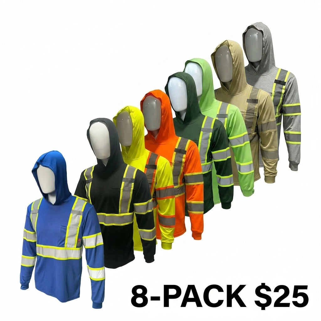 SHIRT ST908 High Visibility Hoodie Long Sleeve Safety Shirt