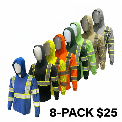 SHIRT ST908 High Visibility Hoodie Long Sleeve Safety Shirt
