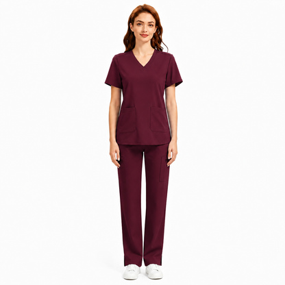 Women's Yoga Scrub 2-Piece Sets