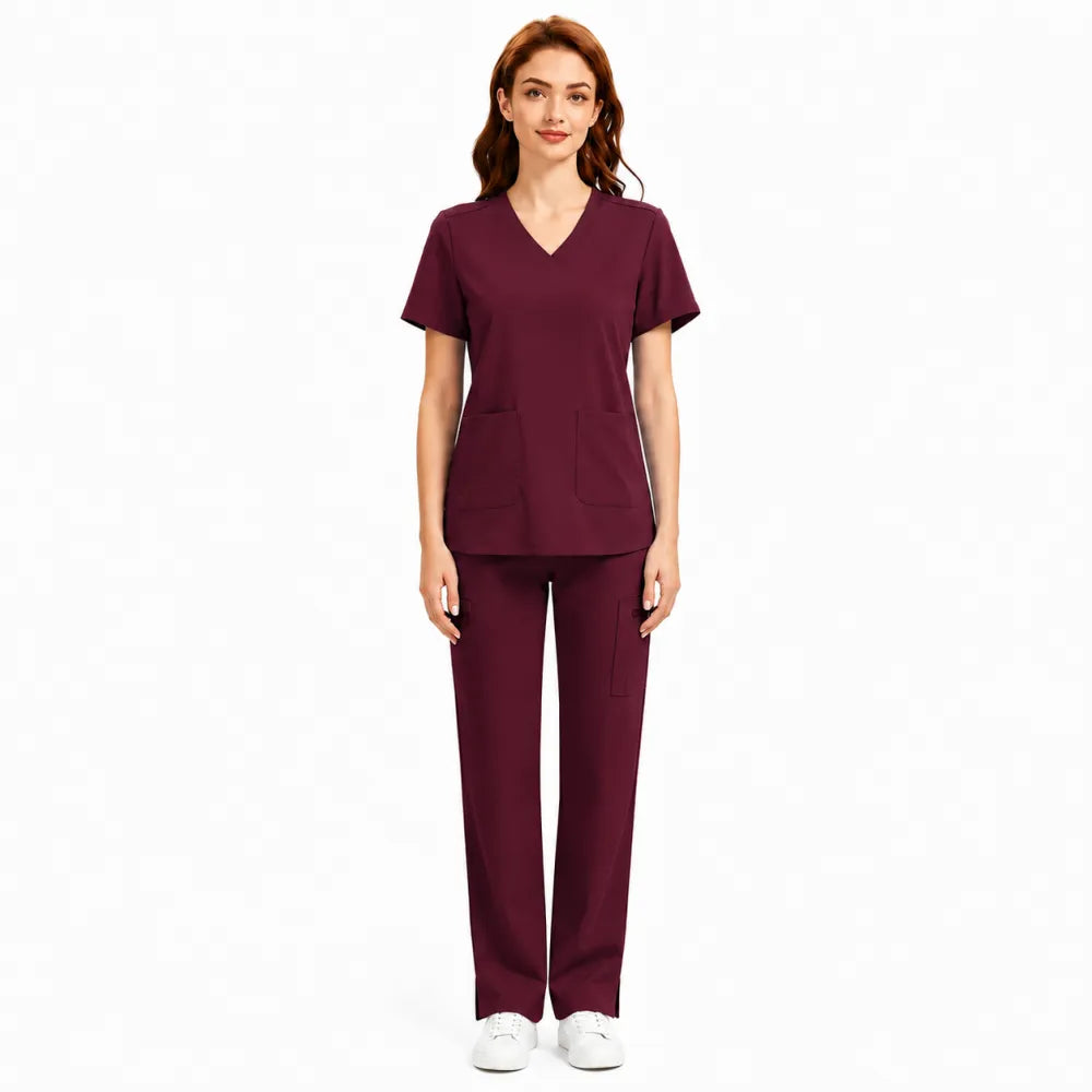 Women's Yoga Scrub 2-Piece Sets