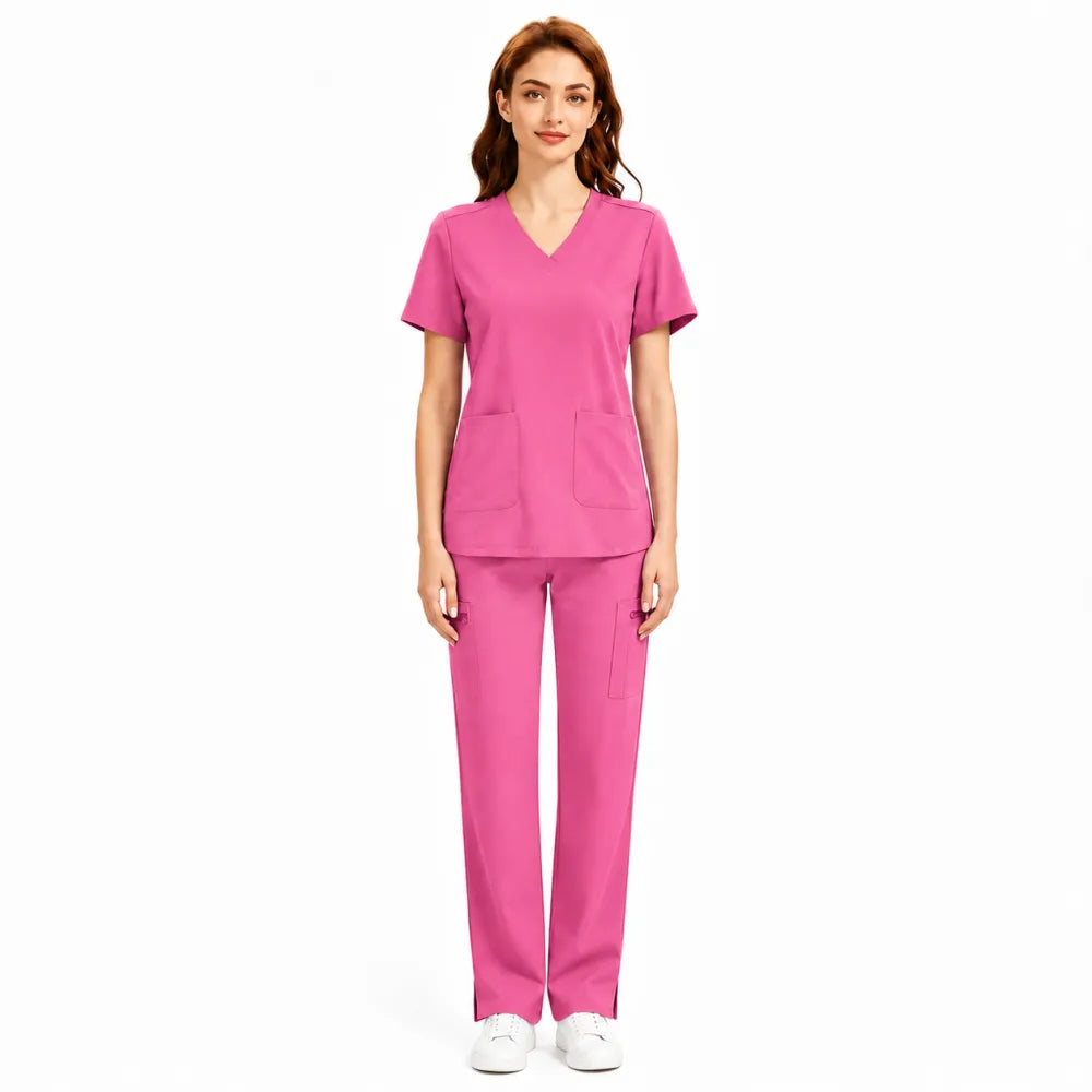 Women's Yoga Scrub 2-Piece Sets