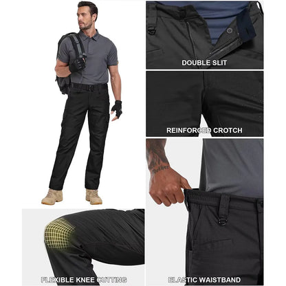 🔥[8-PACK/8-COLOR]Men's Tactical Work Pants 9 Pockets Ripstop