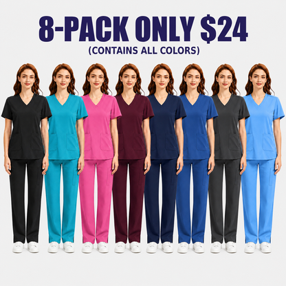 Women's Yoga Scrub 2-Piece Sets