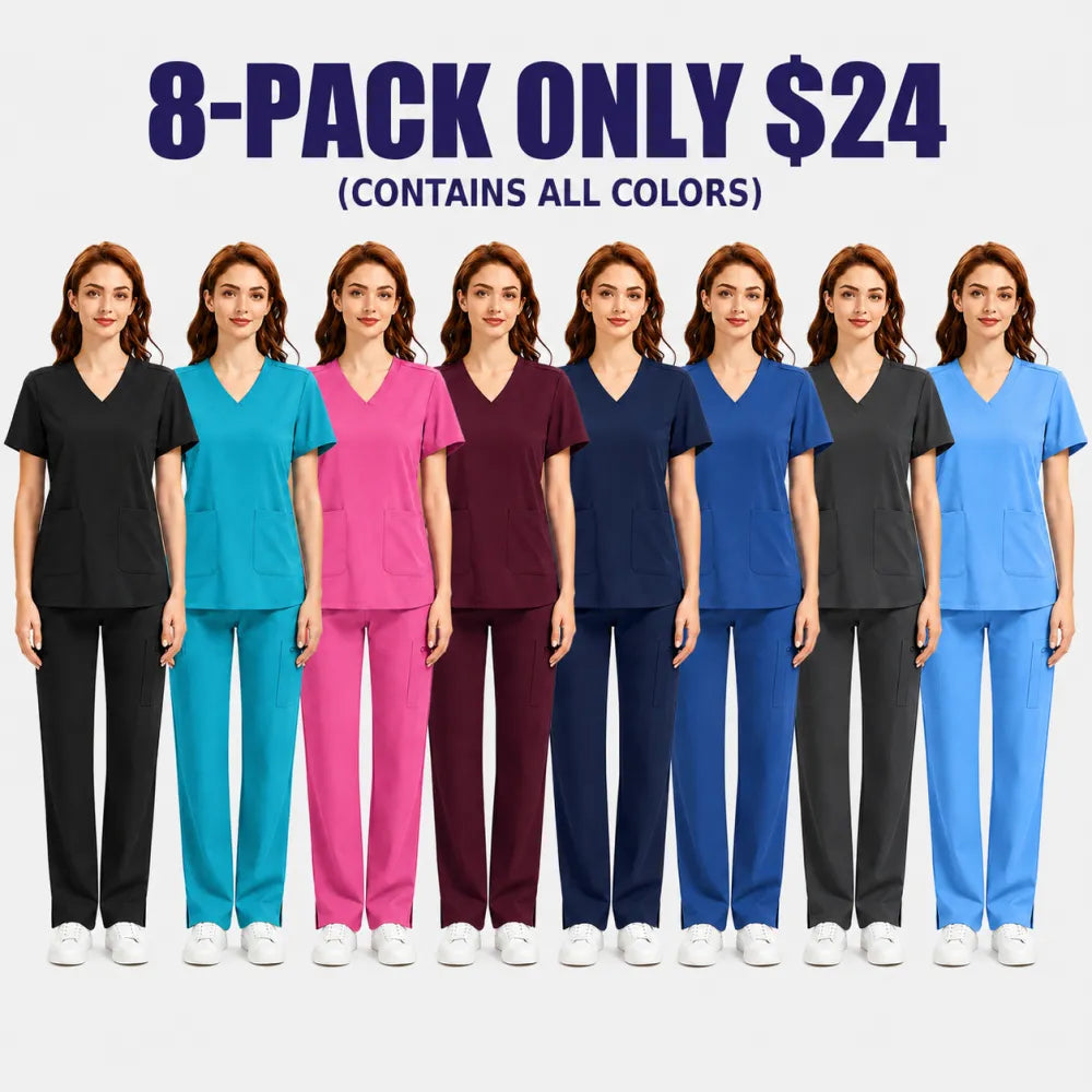 Women's Yoga Scrub 2-Piece Sets
