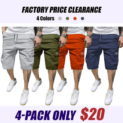 Men's lightweight summer cargo shorts