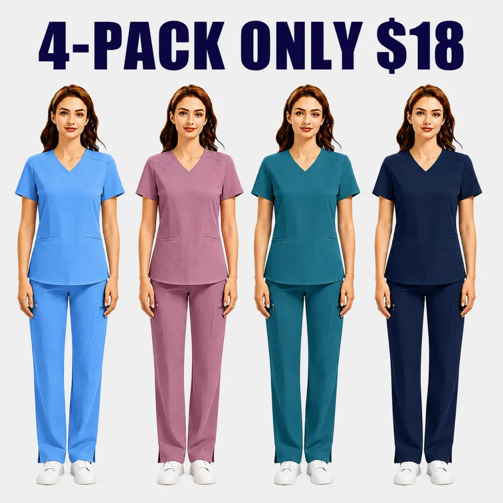 Women's Yoga Scrub 2-Piece Sets