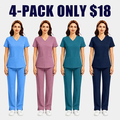 Women's Yoga Scrub 2-Piece Sets