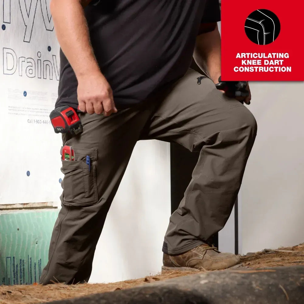 New Men's 8-PACK FREEFLEX Tech Work Pants with 7 Pockets