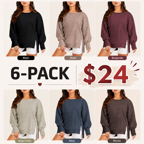 Women's Plus Size Casual Cozy Sweatshirt