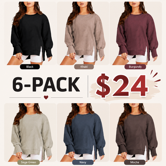 Women's Plus Size Casual Cozy Sweatshirt