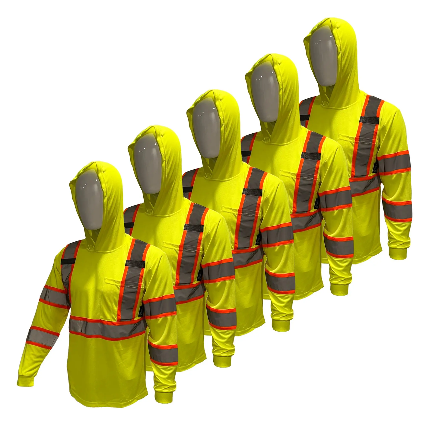 SHIRT ST908 High Visibility Hoodie Long Sleeve Safety Shirt
