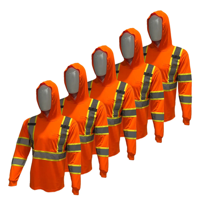 SHIRT ST908 High Visibility Hoodie Long Sleeve Safety Shirt
