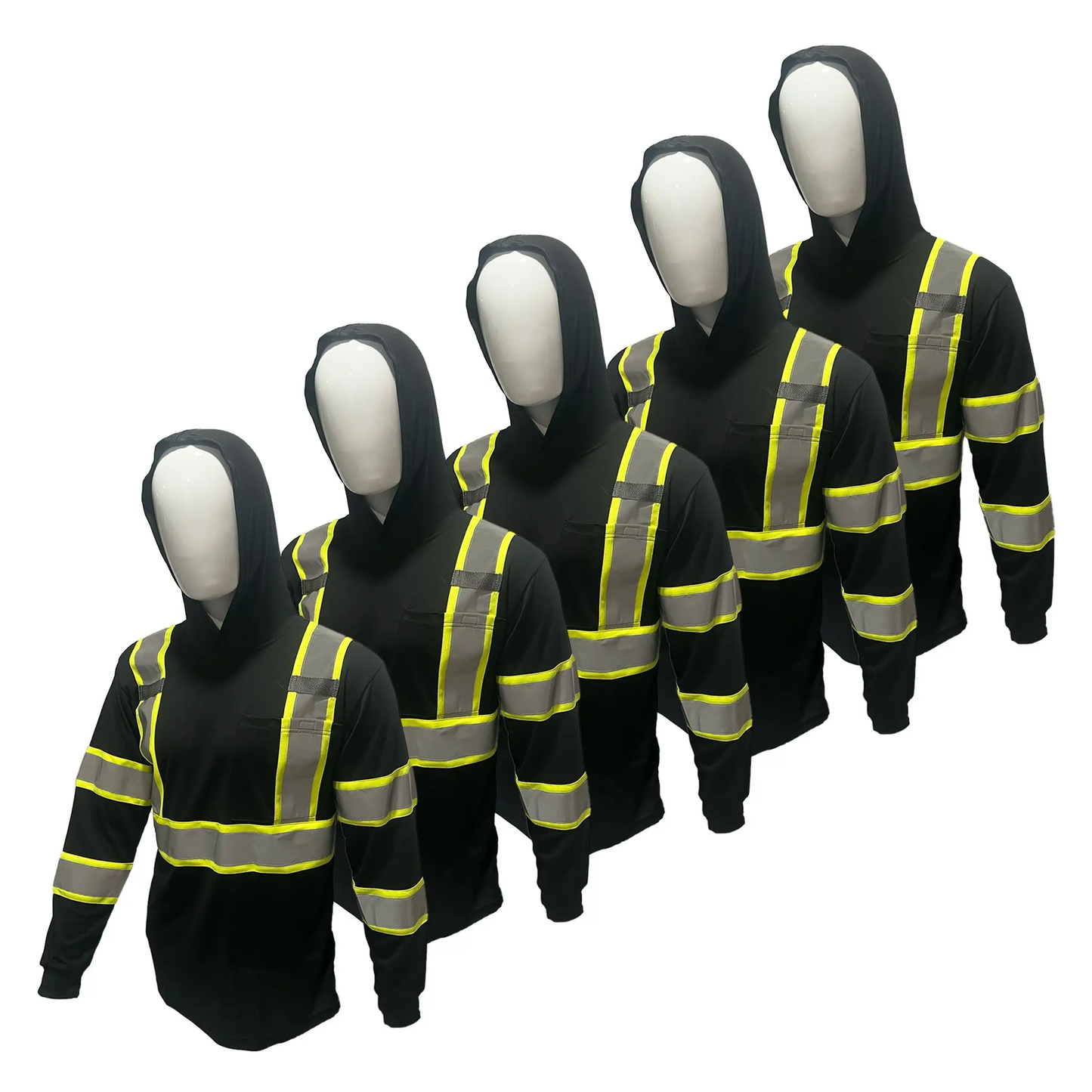 SHIRT ST908 High Visibility Hoodie Long Sleeve Safety Shirt