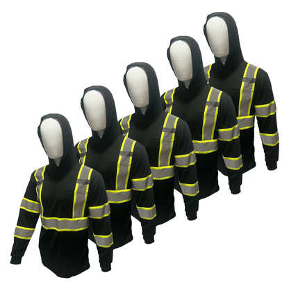 SHIRT ST908 High Visibility Hoodie Long Sleeve Safety Shirt