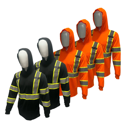 SHIRT ST908 High Visibility Hoodie Long Sleeve Safety Shirt
