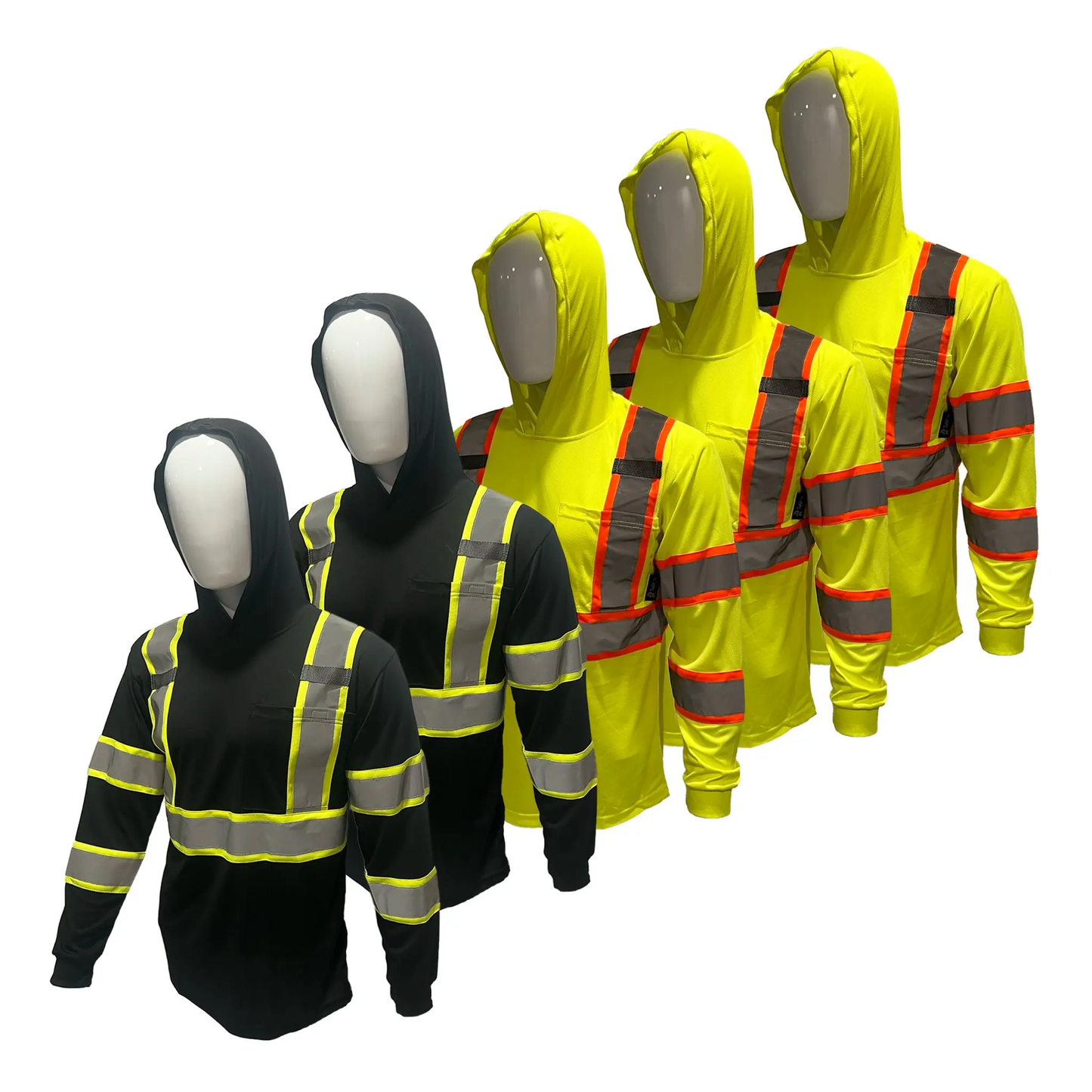 SHIRT ST908 High Visibility Hoodie Long Sleeve Safety Shirt