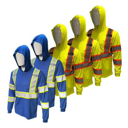 SHIRT ST908 High Visibility Hoodie Long Sleeve Safety Shirt