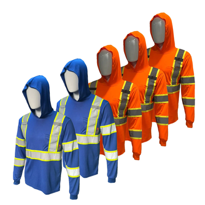SHIRT ST908 High Visibility Hoodie Long Sleeve Safety Shirt