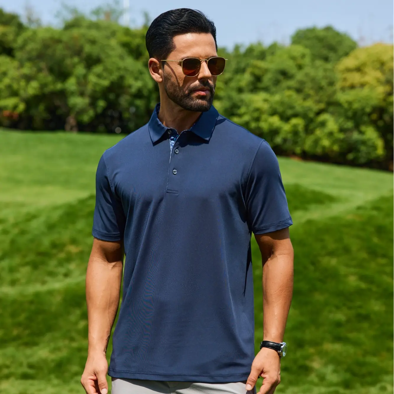 Men's Casual Short Sleeve Polo Shirts