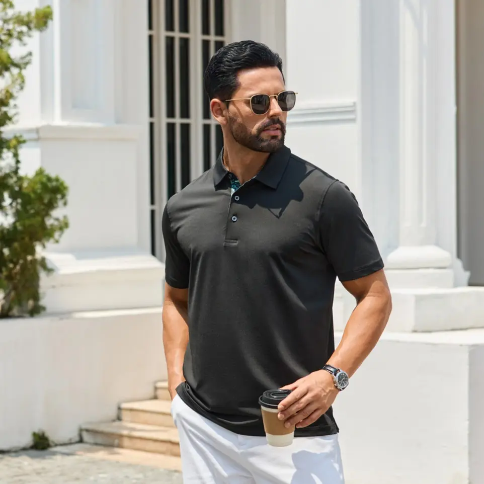 Men's Casual Short Sleeve Polo Shirts