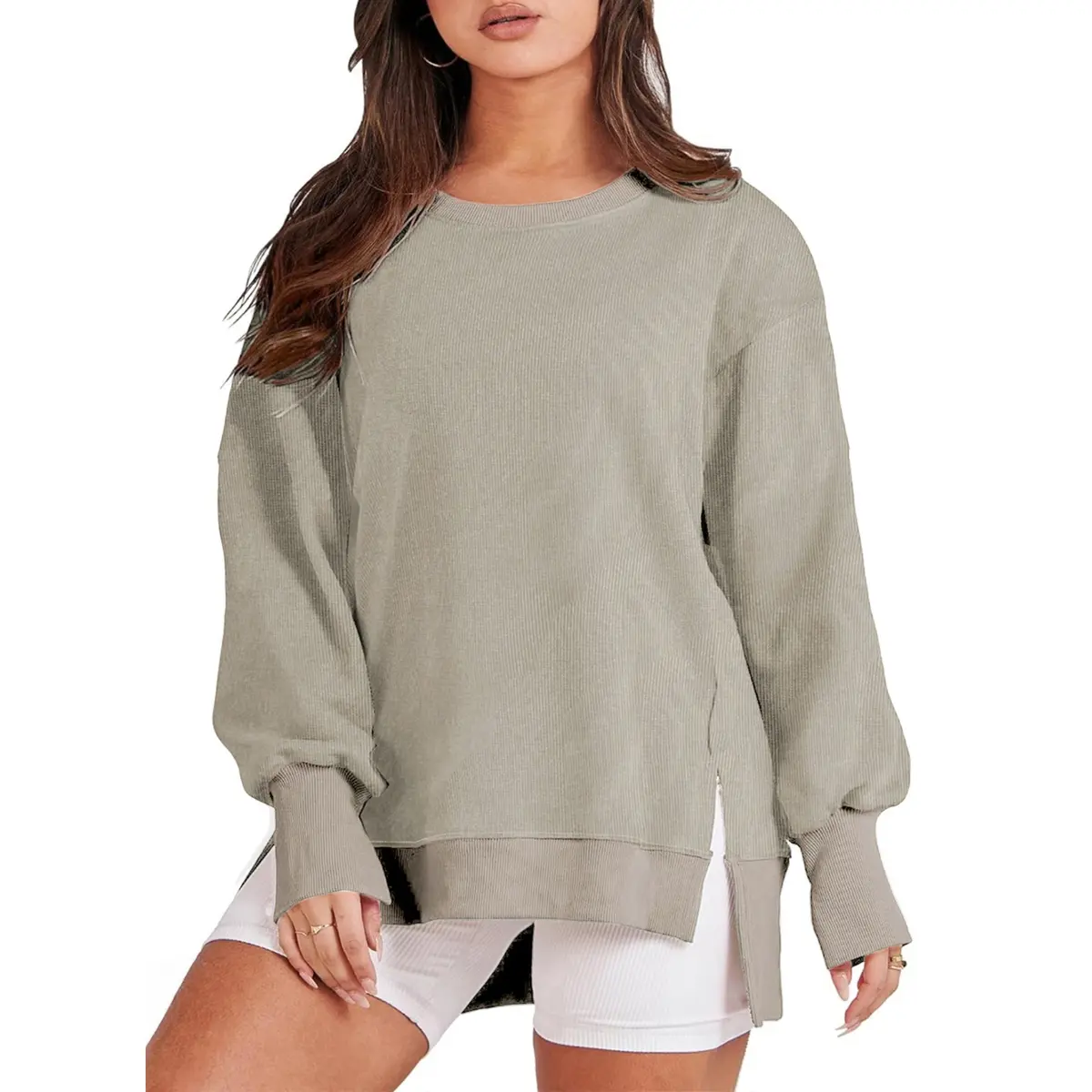 Women's Plus Size Casual Cozy Sweatshirt