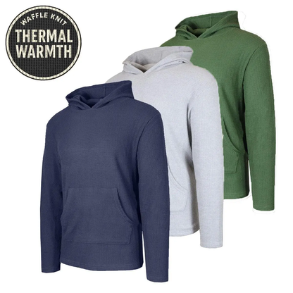 New Arrival! Multi Waffle Knit Hoodie for Men