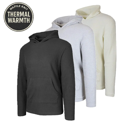 New Arrival! Multi Waffle Knit Hoodie for Men