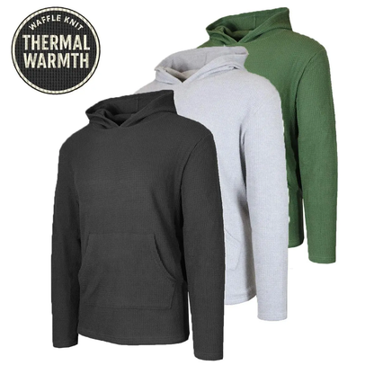 New Arrival! Multi Waffle Knit Hoodie for Men