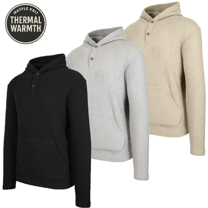 New Arrival! Multi Waffle Knit Hoodie for Men