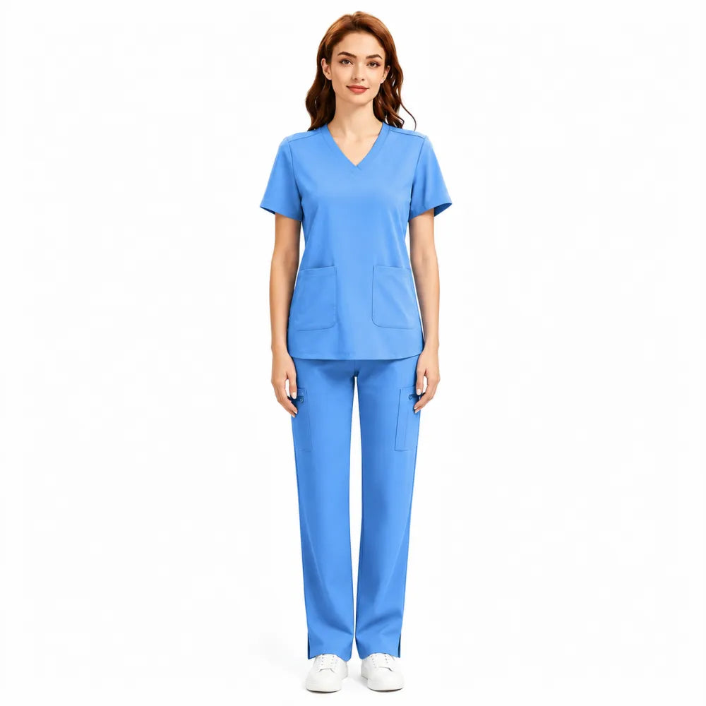 Women's Yoga Scrub 2-Piece Sets