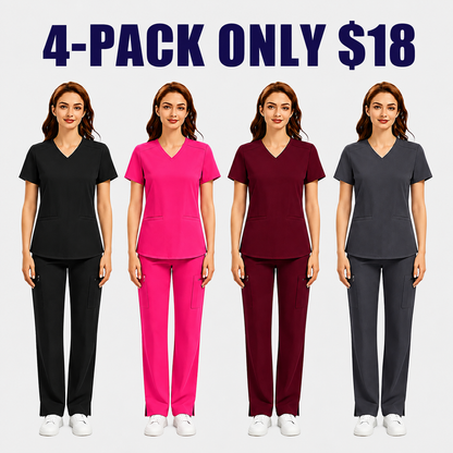 Women's Yoga Scrub 2-Piece Sets