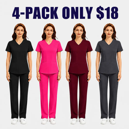 Women's Yoga Scrub 2-Piece Sets